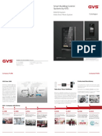 GVS NEW CATALOG Smart Builiding Control Systems v5.0