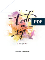 TODO ES TUYO (Acordes Completos)