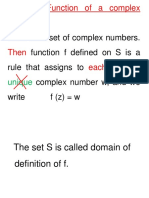 Sec 12: Function of A Complex Variable