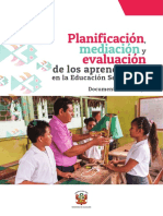 Orientaciones para La Planificación - Mediación y Evaluación