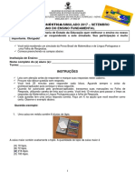 Avaliação Portugues Ensino Medio PDF