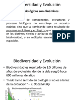 Biodiversidad y Evolución: - Los Sistemas Biológicos Son Dinámicos