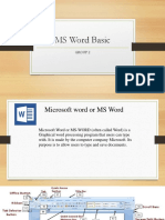 Ms Word Basic Report