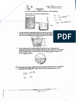 Fluid Mechanics Exam# (Illustrate Free Body Pressure Distribution Where Applicable) G) Find The Pressure at Point A in The in The Figure Below