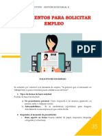 Documentos para Solicitar Empleo PDF