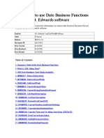 Title: How To Use Date Business Functions in The J.D. Edwards Software