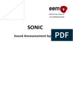 Sonic User Manual - en