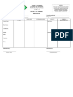 Drug Study Blank Sheet