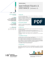 L Maths Distance Sciences Janv 2018