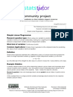 Community Project: Simple Linear Regression