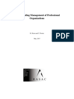 Understanding Management of Professional Organizations 2017 PDF