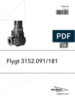 Flygt 3152.091/181: Parts List