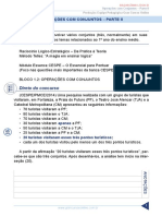 Resumo - 719100 Luis Telles - 28588815 Raciocinio Logico Certo e Errado Aula 13 Operacoes Com Conjuntos Parte II PDF