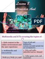 Lesson 8 Multimedia and Ict