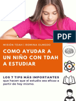 Como Ayudar A Estudiar A Un Niño Con TDAH