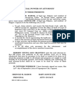 Special Power of Attorney: I GRENOLD R. RAMOS, of Legal Age, Filipino and Resident of