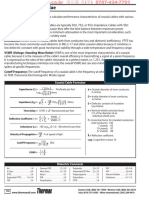 Coaxial Cable Formulae