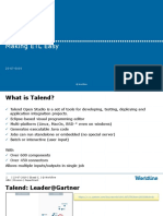 Talend - Making ETL Easy