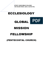 Term Paper in Ecclesiology