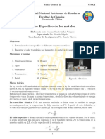 Calor ESpecifico de Metales PDF