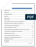 Project Report On Mutual Fund