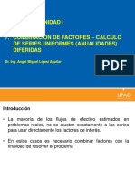 Continuación UNIDAD I - Calculo de Series Uniformes (Anualidades) Diferidas