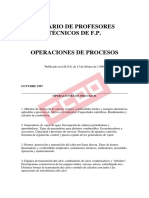 Temario de Operaciones de Procesos