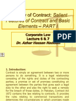 Lec 6 & 7 - Law of Contract Part I