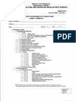 AO 2016-0042 Annex H-6a Checklist For Review of Floor Plans - Level 1 Hospital