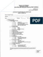 AO 2016-0042 Annex H-6c Checklist For Review of Floor Plans - Level 3 Hospital