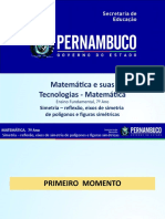 Simetria - Reflexão, Eixos de Simetria de Polígonos e Figuras Simétricas