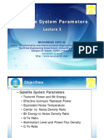 Satellite System Parameters: Muhamad Asvial