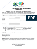 DV Boer Foundation Donation Form