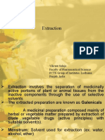 Extraction: Vikrant Saluja Faculty of Pharmaceutical Sciences PCTE Group of Institutes, Ludhiana Punjab, India