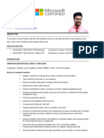 Uresh Yuvaraj Resume