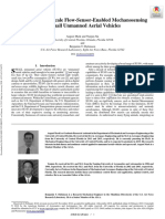 Review of Microscale Flow-Sensor-Enabled Mechanosensing in Small Unmanned Aerial Vehicles