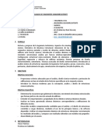 Syllabus de Ingenieria Sismorresistente