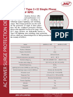 Class B +C Type II Three Phase Surge Protection Devices