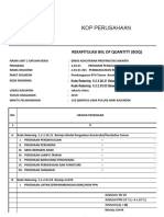 Harga Dan Kuantitas Pembangunan Rorotan