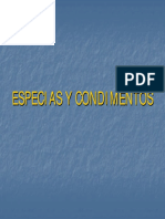 Especias y Condimentos