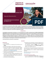 Convocatoria Manutención UNAM 2019 PDF