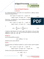 CEN352 Digital Signal Processing: Lecture No. 08