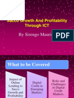 Sacco Growth and Profitability Through Ict