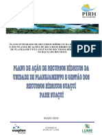 Planos de Ações de Recursos Hídricos para As Unidades de Planejamento e Gestão de Recursos Hídricos No Âmbito Da Bacia Do Rio Doce