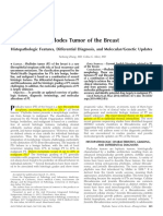 Phyllodes Tumor of The Breast: Histopathologic Features, Differential Diagnosis, and Molecular/Genetic Updates