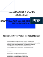 Adolescentes y Consumo de Susutancias