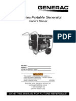 GP Series Portable Generator: Owner's Manual