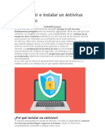 Cómo Elegir e Instalar Un Antivirus Paso A Paso