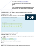 GMAT 111 Second Quarter Exam