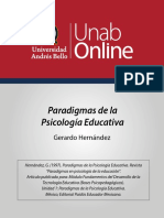 Paradigmas de La Psicología Educativa